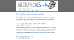 Desktop Screenshot of mechanicalscribe.com